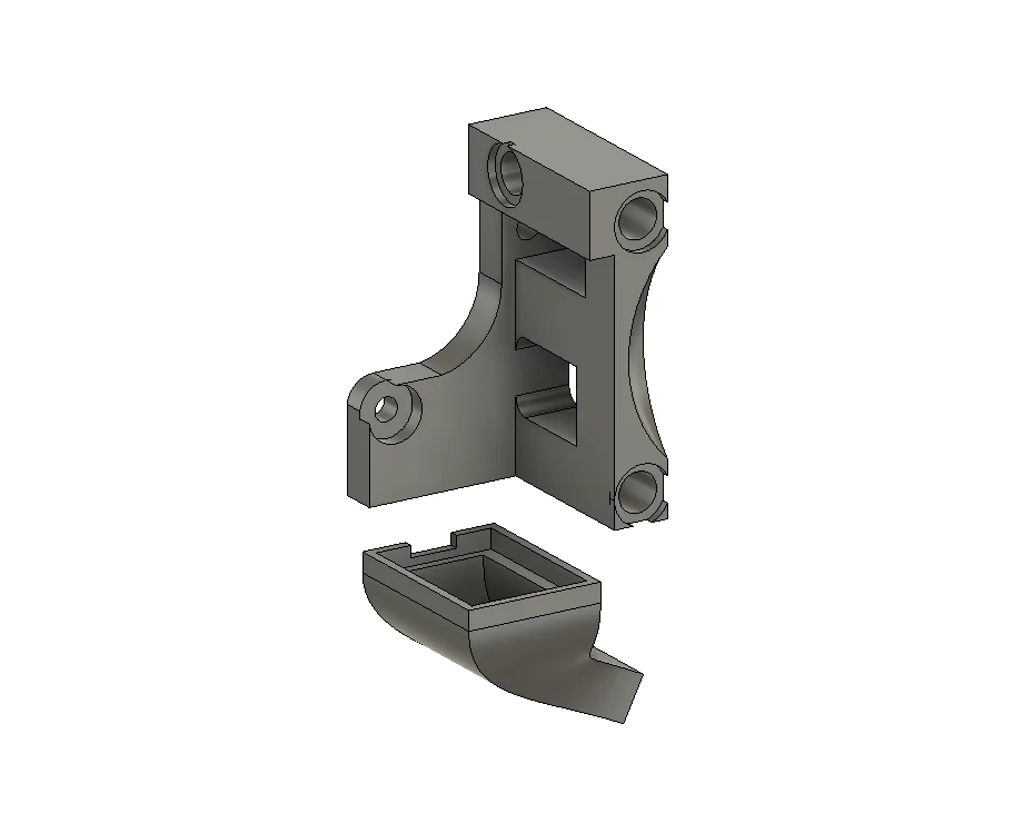 Custom hotend mount design